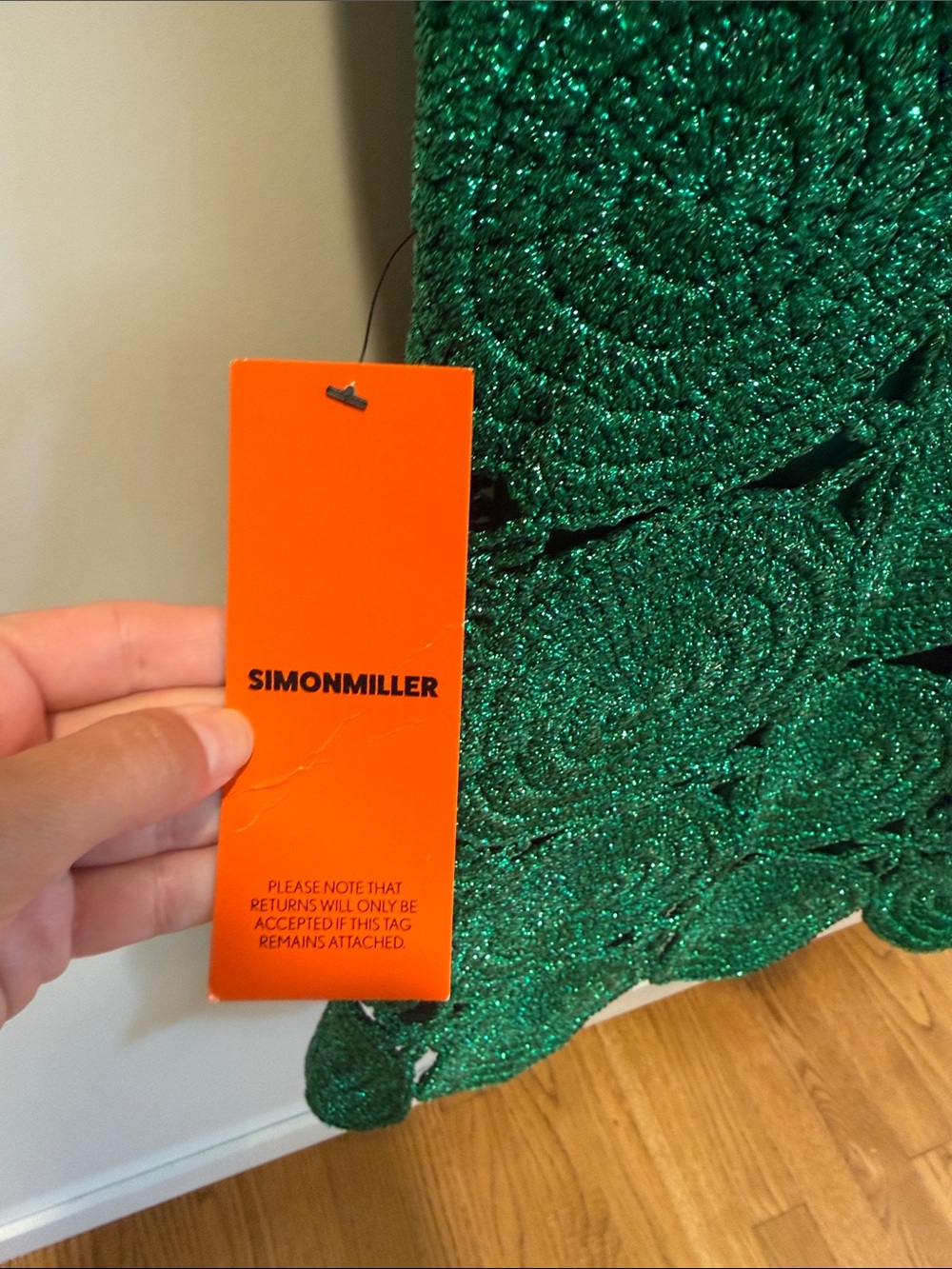 NWT Simon Miller Beep Beep Green Mini Dress - Picture 5 of 7
